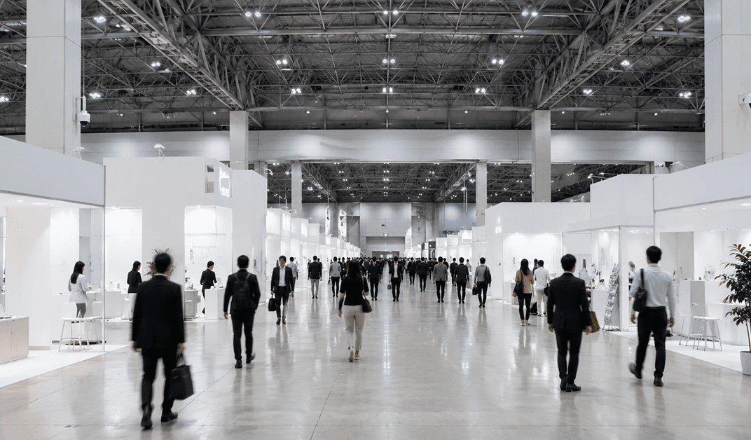 展示会の継続人流計測